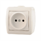 Розетка NATA б/з керамика белый 710-0200-121 - фото 44828
