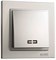 Выключатель MONO с/п механизм+кноп. Metallic Silve - фото 45030