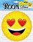 Элемент декоративный ROOM DECOR Смайлик любовь-мини PLA 4010 - фото 46103
