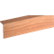 Уголок GRACE ПВХ арочный RICO moulding 10*20*2700 №101 (Вишня) - фото 46429