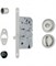 Замок для раздвижных дверей Scivola KIT A1 мат.хром AGB B03934 50 34 - фото 50191