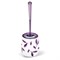 Гарнитур  для туалета Tatkraft IMMANUEL OLIVE VIOLET многослойный, ударопрочный акрил, 35Н см 12097 - фото 51189