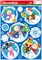 Элемент декоративный ROOM DECOR Веселые снеговики WDX 1914A - фото 51838