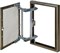 Люк ЭРА под плитку 300*600 на петле, окрашенный металл D3060 ceramo steel - фото 54865
