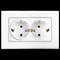 Розетка VIKO LINNERA S двойная с/з 91400056 арт.364-36105 - фото 55596
