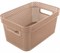 Корзина AJUR прямоугольная 5л кофейный BQ4112КФ-12 - фото 60489
