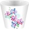 Горшок LONDON Orchid Deco D160 для цветов 1,6л Голубая орхидея арт.ING6196ГЛ-16 - фото 60581