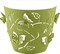 Горшок LUCKY FRIDAY для цветов Boho/BUTTERFLIES 2,5л D175мм круглый, лиственно-зеленый LF1013ЛЗ-20 - фото 60582
