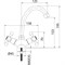 Смеситель DUPLEX для умывальника Milardo DUPSB00M01 - фото 62553