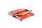 Шезлонг BOYSCOUT ORANGE 4 положения, алюминиевый каркас, 189x59x28 см, 5,2 кг 61188 - фото 63769