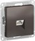 Розетка AtlasDesign комп. RJ45 кат. 5Е,механиз мокко ATN000683 - фото 64910