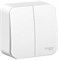 Выключатель SCHNEIDER ELECTRIC Blanca 2кл О/У изол.пл. 10А, белый BLNVA105011 - фото 65200