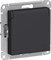 Розетка WESSEN AtlasDesign з/к, со шт, крыш, 16А, IP20, мех карбон ATN001046 - фото 65726