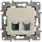Розетка LEGRAND Etika 2хRJ45 5E UTP (слоновая кость) 672355 - фото 67301