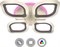 Люстра ESTARES управляемая светодиодная AZALIA RGB 40W+10W 4R-RC-480*80-RC-WHITE/WHITE-220-IP20 - фото 68465