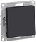 Переключатель WESSEN AtlasDesign 1-кл, сх6, 10АХ, механизм карбон ATN001061 - фото 68548