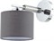 Светильник настенный ESCADA 700/1A E27*60W Chrome/Grey - фото 68872