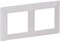 Рамка LEGRAND DIY VALENA Life на 2 поста белая 754002 - фото 68912