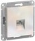 Розетка WESSEN AtlasDesign комп. RJ45 кат. 5Е, механиз жемчуг ATN000483 - фото 69076