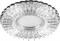 Светильник потолочный Feron встр.светод.подсв.15LED*2835 SMD4000K,MR16 50W G5.3 бел.хром CD900 28843 - фото 69110