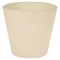 Горшок для цветов IDILAND Velvet D230мм, 5л, светло-бежевый 221603025/01 (15) - фото 69619