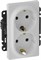 Розетка LEGRAND DIY VALENA Life 2*2к+3 (белый) 753127 - фото 69949