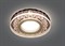 Светильник Gauss BackLight BL046 Круг. Черный/Кристал/хром, Gu5.3, LED 2700K 1/40 - фото 70249