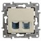 Розетка LEGRAND Etika RJ11+RJ45 кат. 5 UTP (слоновая кость) 672352 - фото 72611
