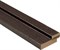 Коробка НОВЫЙ СТИЛЬ МДФ KO80Nx-PVC (2050x80x22 мм) цвет орех - фото 76748