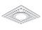 Светильник GAUSS BackLight BL127 Квадрат белый 3W Gu5.3 LED 3000K - фото 78819