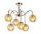 Светильник потолочный ESCADA 1118/6PL E27*60W Gold - фото 79600