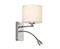 Светильник настенный ESCADA 552/A LED*1W+E27*60W Chrome/White - фото 79749