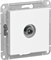 Розетка AtlasDesign TV оконечная 1DB, механизм, белая ATN000191 - фото 80002