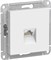Розетка AtlasDesign комп.RJ45, кат. 5Е мех.анизм, белая ATN000183 - фото 80017
