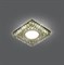 Светильник Gauss BackLight BL033 Квадр. Шампань Кристал/хром, Gu5.3 Led - фото 80673