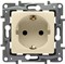Розетка LEGRAND Etika 2К+З на винтах (слоновая кость) 672322 - фото 80832