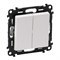 Выключатель LEGRAND DIY VALENA Life белый 2-х кл 752405 - фото 80992