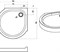 Душевой поддон AM.PM Like Round для ограждения 95*95, белый акрил W83T-333-095W - фото 81805