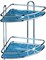 Полка 2-х ярусная угловая Tatkraft KAISER 35*25,8*33 10017 - фото 82166