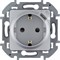 Розетка LEGRAND INSPIRIA 2К+З/USB C алюминий 673772 - фото 83086