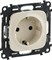 Розетка LEGRAND DIY VALENA Allure 2К+З слоновая кость 753821 - фото 83256