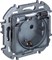 Розетка LEGRAND INSPIRIA 2К+3 IP44 алюминий 673742 - фото 84082
