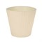 Горшок для цветов IDILAND Velvet D200мм, 4л, светло-бежевый 221602925/01 (12) - фото 84358