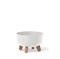 Горшок цветочный GRACIA Low белый DGRL240L-S449 - фото 84544