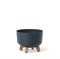 Горшок цветочный GRACIA Standard антрацит DGRL240-S433 - фото 84547