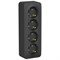 Розетка SCHNEIDER ELECTRIC Blanca 4-я О/У з/к шт изол. Пл. антрацит BLNRA011416 - фото 85752