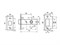 Комплект ФЗ для установки двери SET 01-C 100 2H SN - фото 88134
