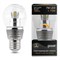 Лампа Gauss LED Candle Globe Crystal clear 7W E27 2700K 1/10/100 HA105202107 - фото 93653