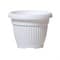Горшок цветочный TERRA белый DCE25-S449 - фото 9365