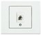 Розетка OVIVO GRANO телефонная белый 400-010300-221 - фото 95372